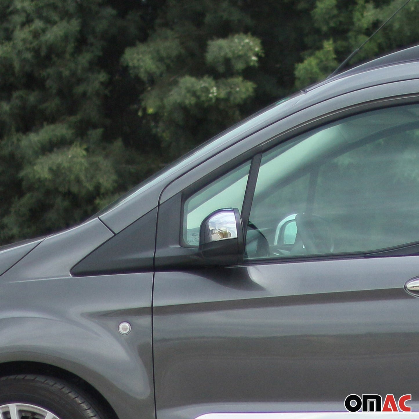 Capac oglindă spate crom ABS pentru Ford Transit/Tourneo Courier I 2014-2018