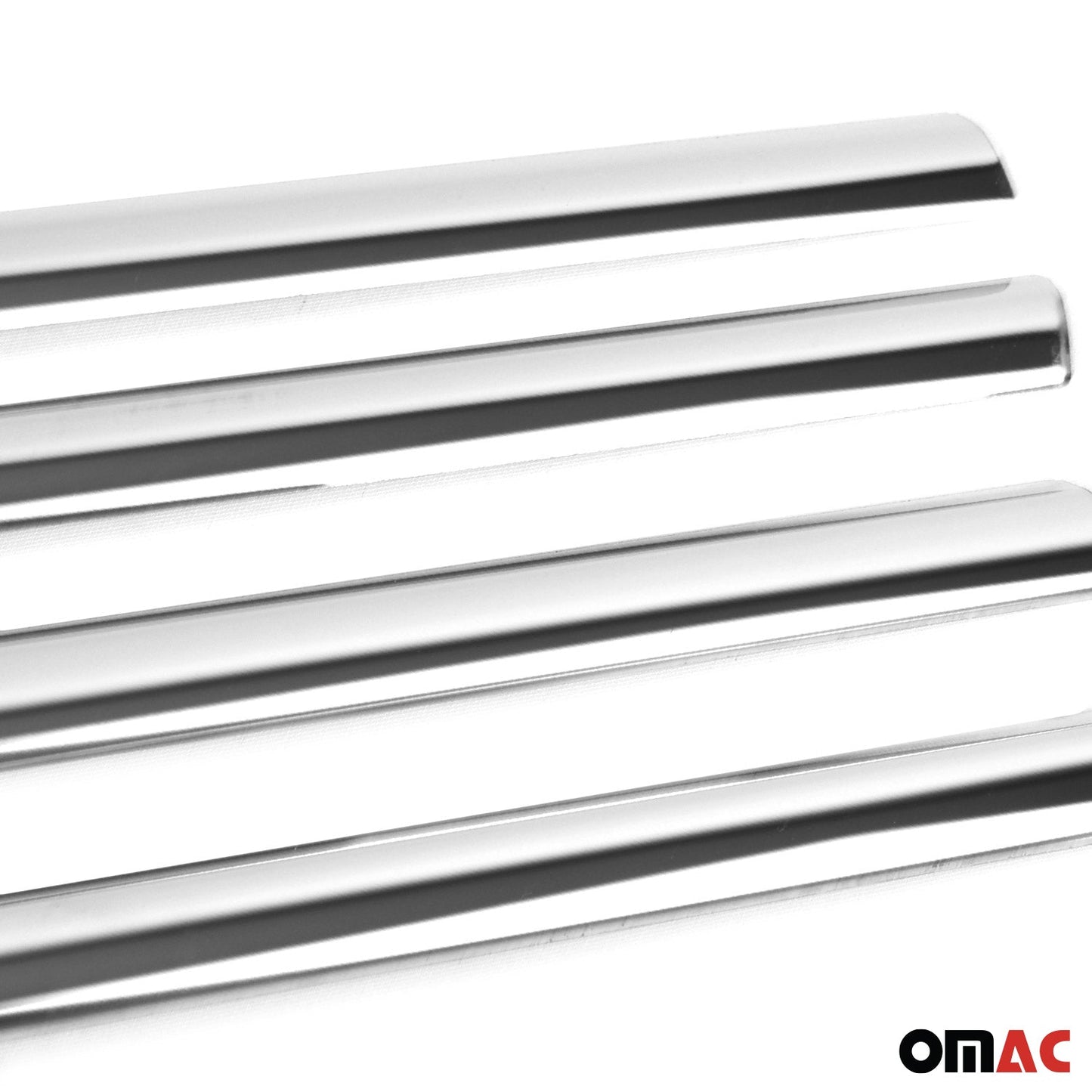 Benzi decorative pentru geamuri Ford Kuga 2012-2019, oțel inoxidabil cromat, 10 bucăți