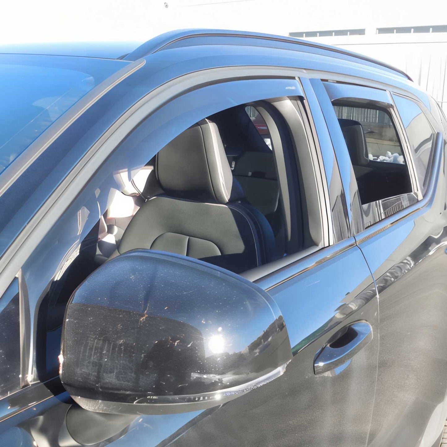 Windabweiser Regenabweiser für Volvo XC40 2017-2025 Dunkel Acryl 4tlg