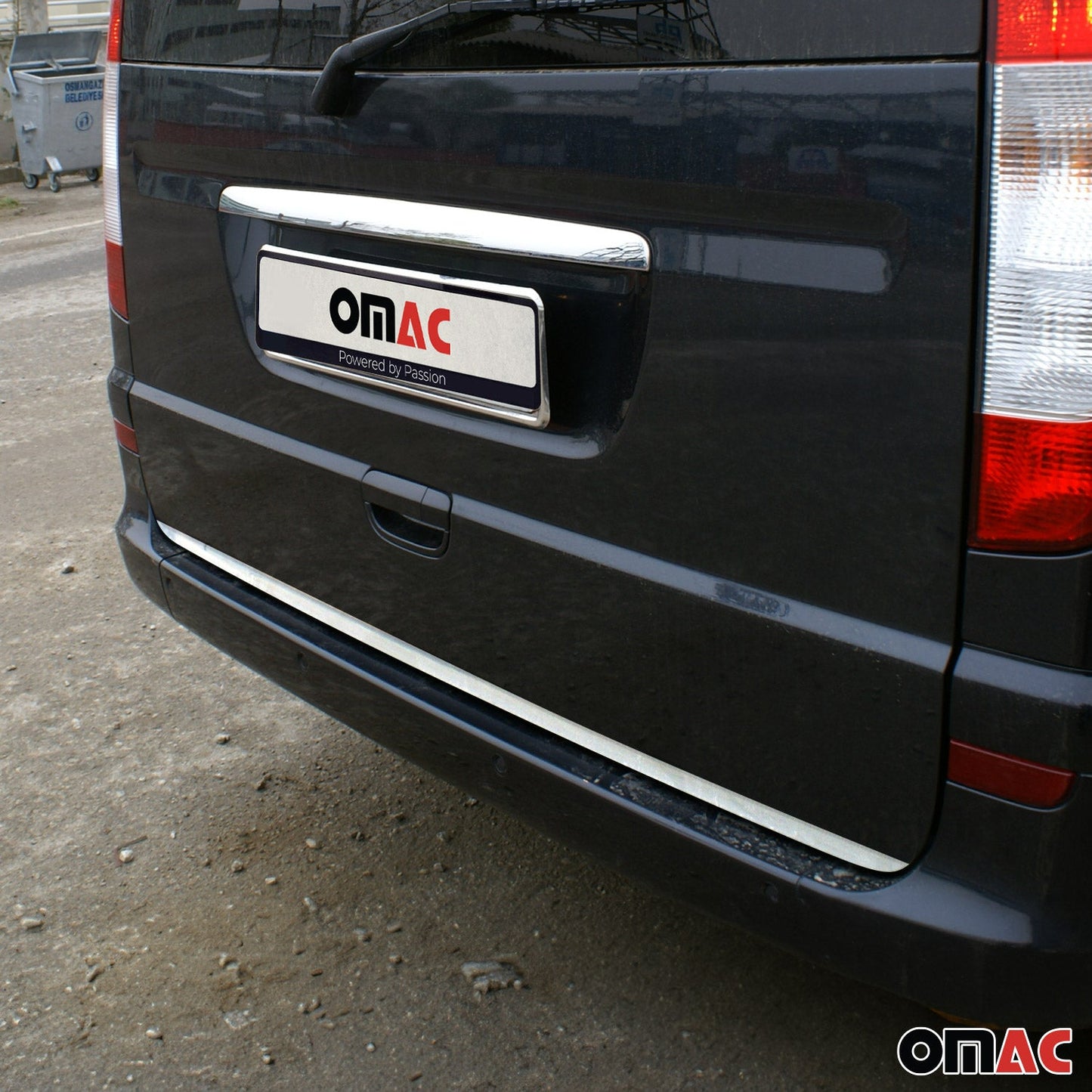 Kofferraumleiste Heck Leisten für Mercedes Vito W639 2003-2014 Edelstahl Chrom