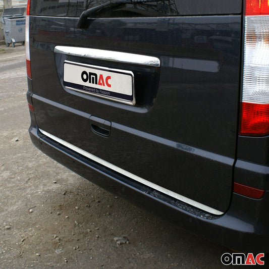 Kofferraumleiste Heck Leisten für Mercedes Vito W639 2003-2014 Edelstahl Chrom