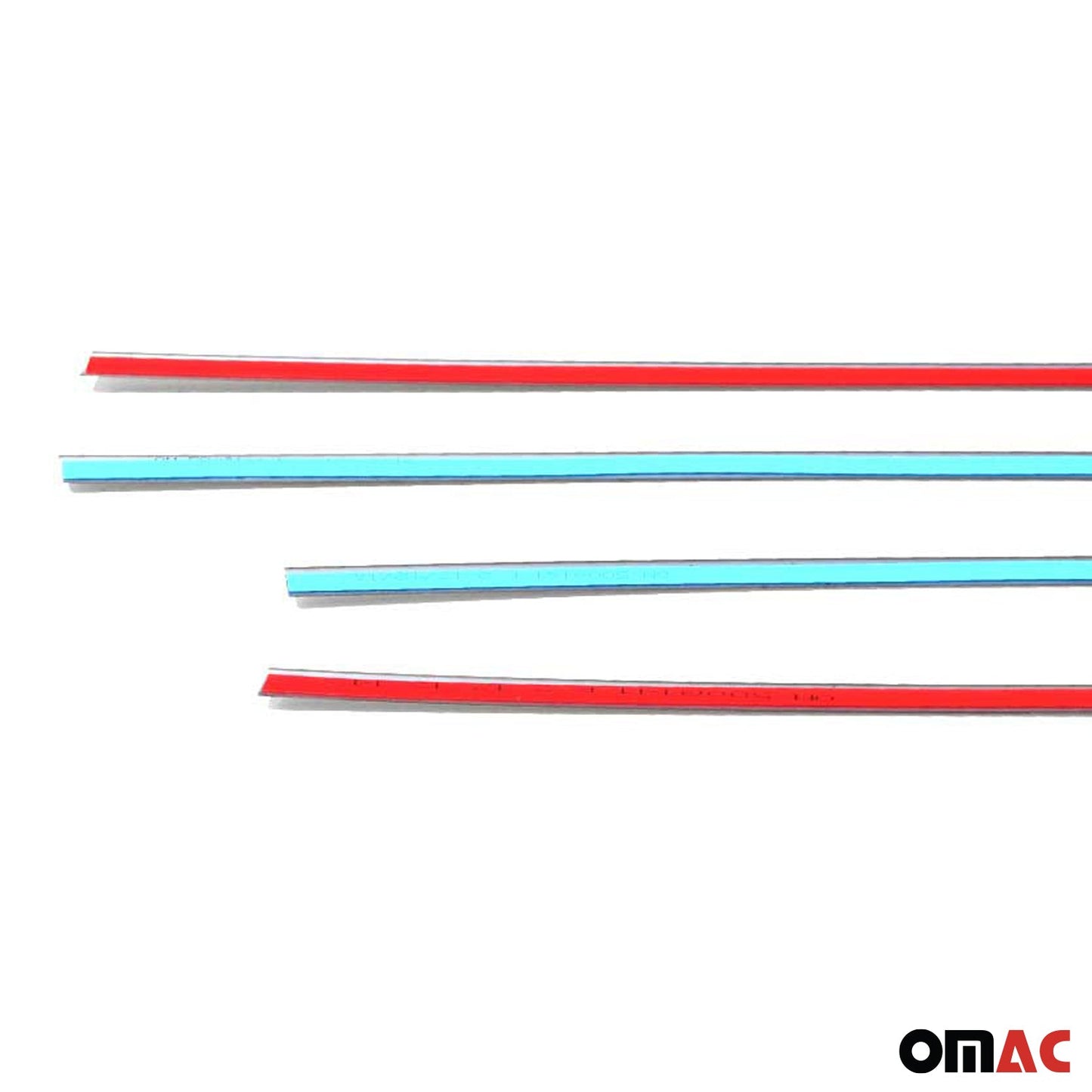 Benzi decorative geamuri pentru Hyundai i20 HB 5D 2012-2014, oțel inoxidabil cromat, 4 bucăți