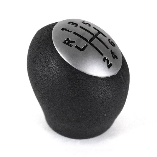 Maneta schimbătorului de viteze pentru Renault Fluence 2010-2025 cu 6 trepte, piele ecologică, negru