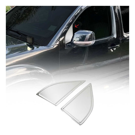 Ornamente triunghiulare geam pentru Nissan Pathfinder 2005-2012 oțel inoxidabil cromat 2x