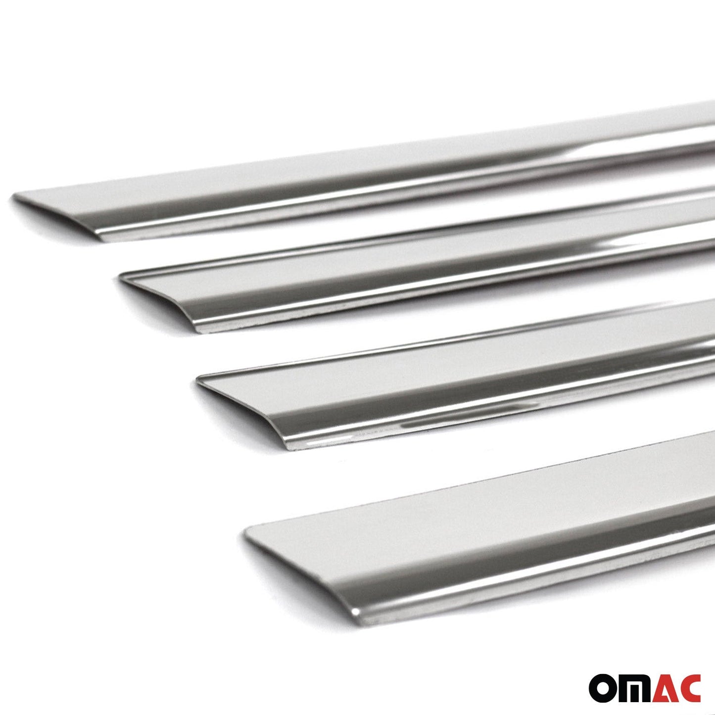 Benzi decorative grilă radiator pentru VW Passat 2000-2005, oțel inoxidabil, argintiu, 8 bucăți