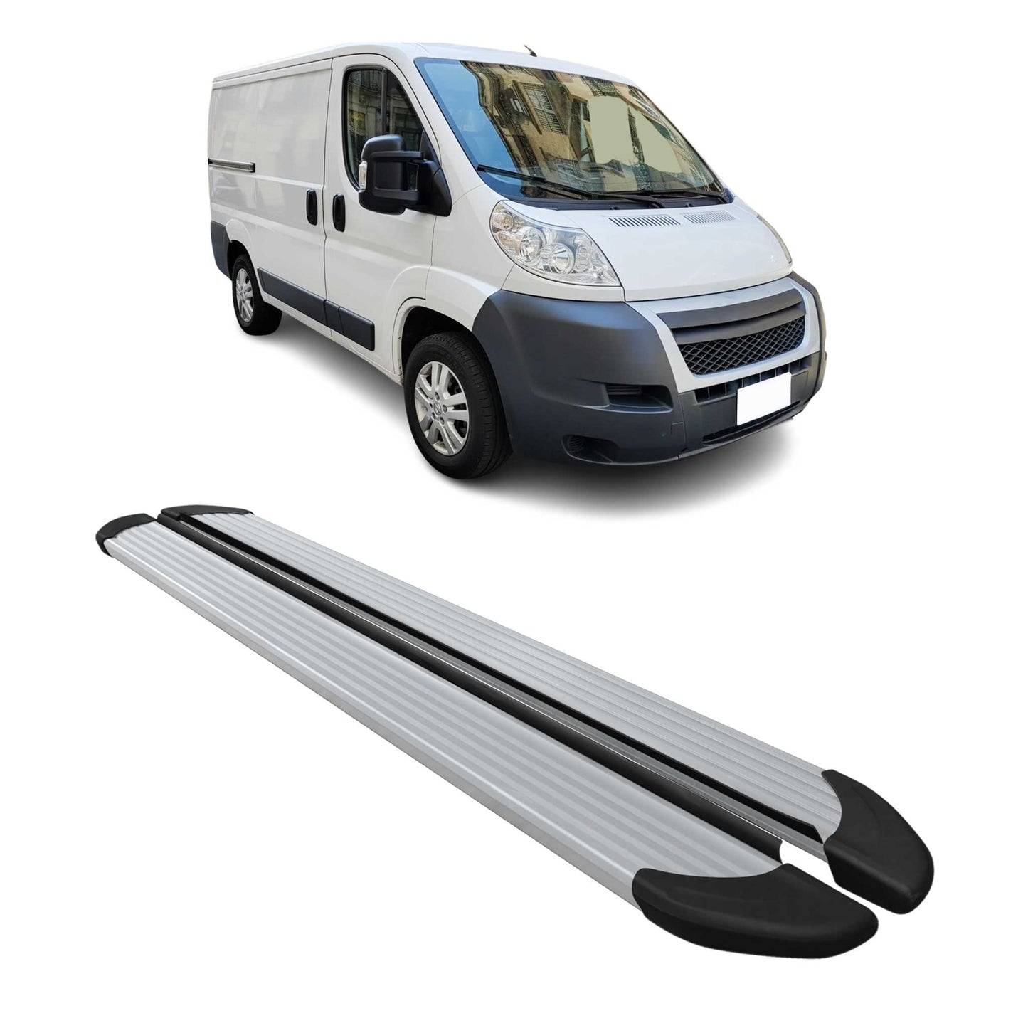 Schweller Trittbretter Schweller für Fiat Ducato 2006-2025 L1 Kurzer Alu