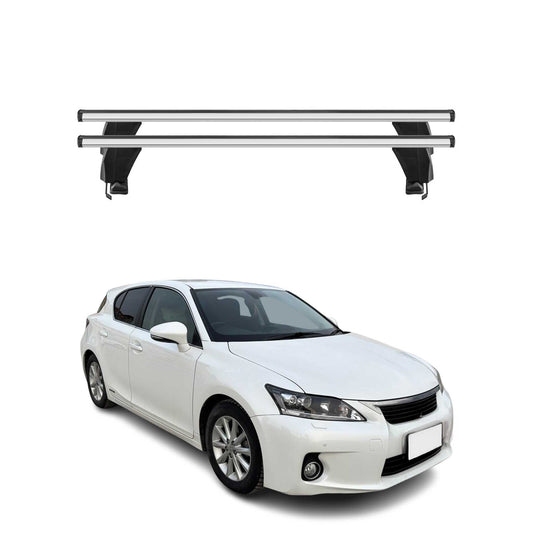 Menabo Dachträger Grundtäger für Lexus CT 2011-2014 50kg Aluminium Silber 2 tlg