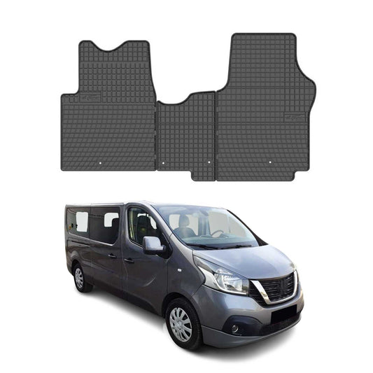 2016-2024 Nissan NV300 Fußmatten TPE Schwarz 3 tlg