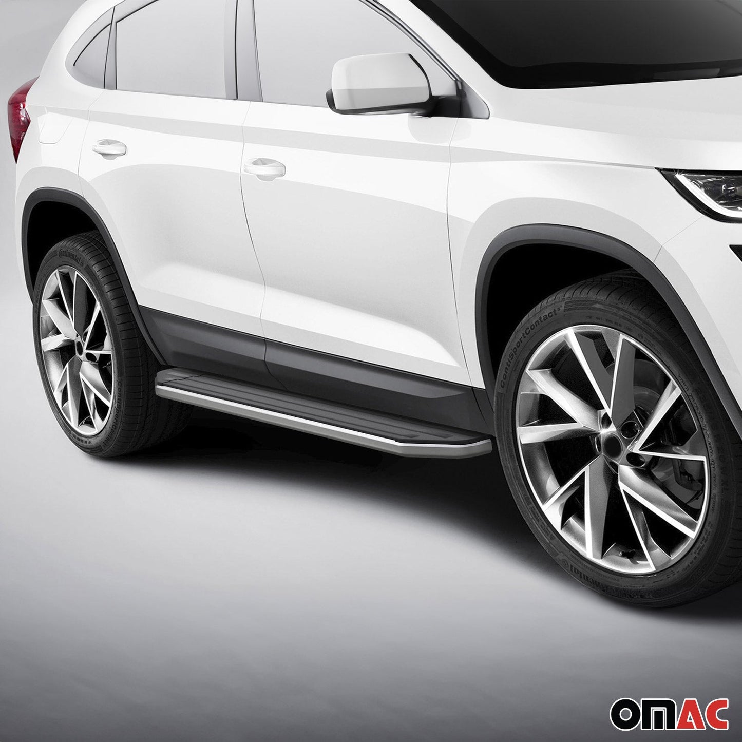 Trittbretter Seitenschweller für Skoda Kodiaq 2017-2024 ABE Alu