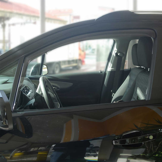 Windabweiser Regenabweiser für Opel Mokka 2012-2022 Dunkel 2x