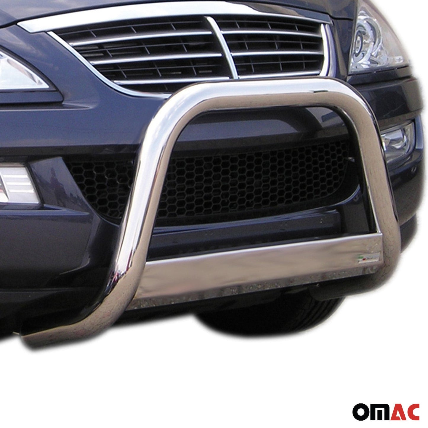 Frontbügel Frontschutzbügel für Ssangyong Kyron 2007-2014 ø63mm Stahl Silber