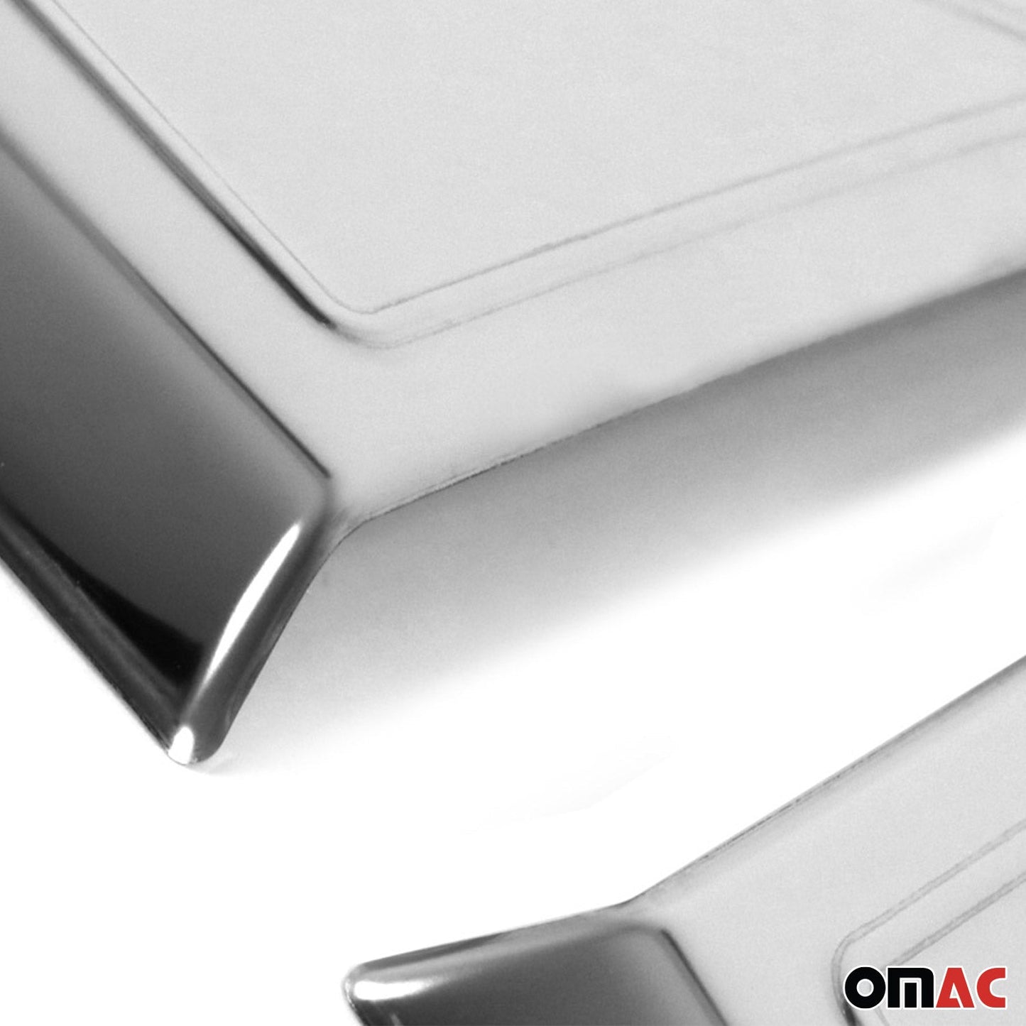 B-Säule Türsäulen Verkleidung für Hyundai H-1 Starex Edelstahl Silber 2tlg