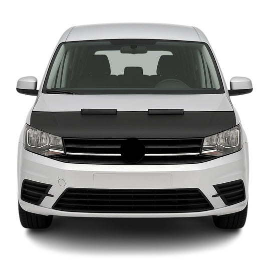 Haubenbra Steinschlagschutz Bonnet Bra für VW Caddy 2015-2020 Schwarz Halb