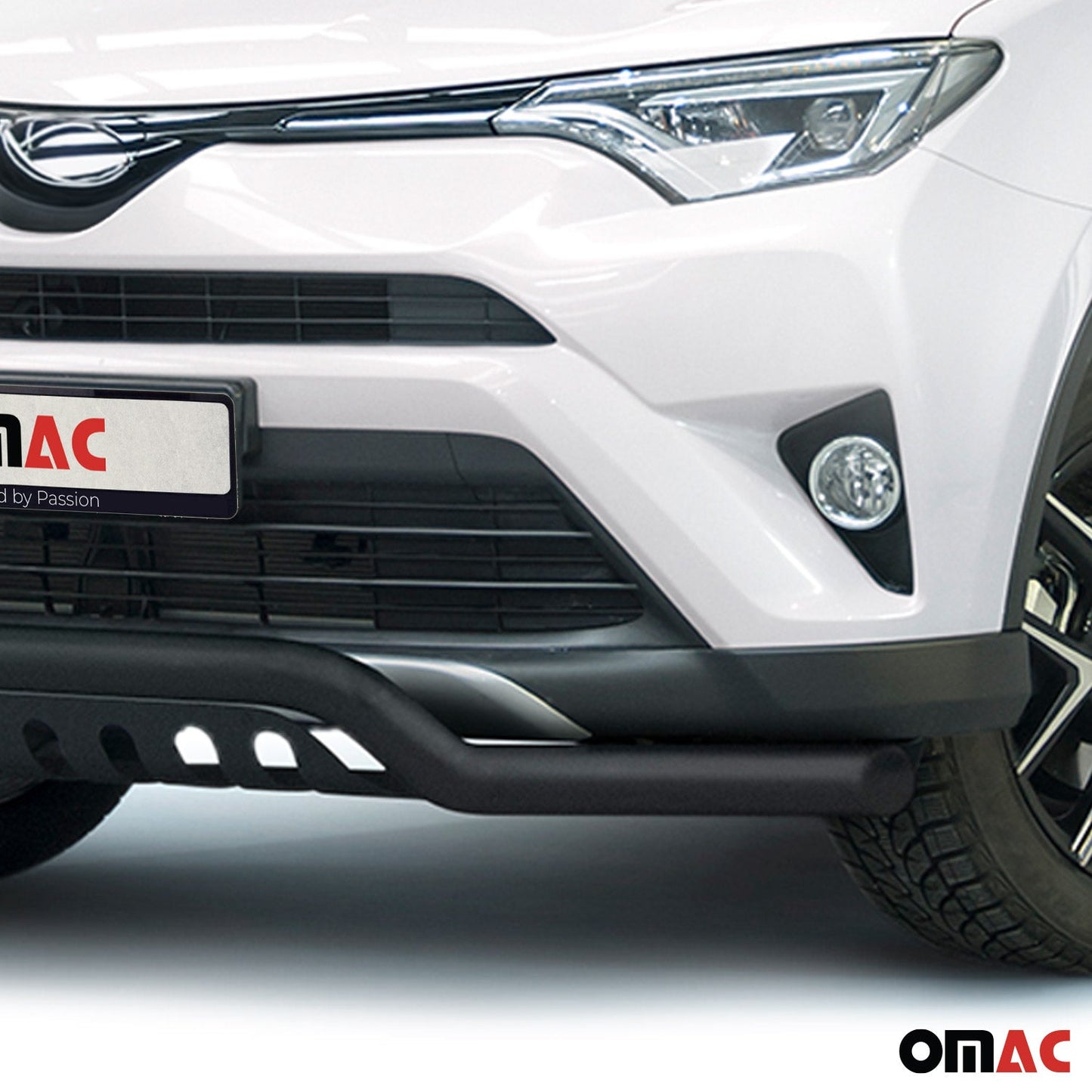 Frontschutzbügel Frontbügel für Toyota RAV4 2016-2025 mit ABE Stahl Schwarz