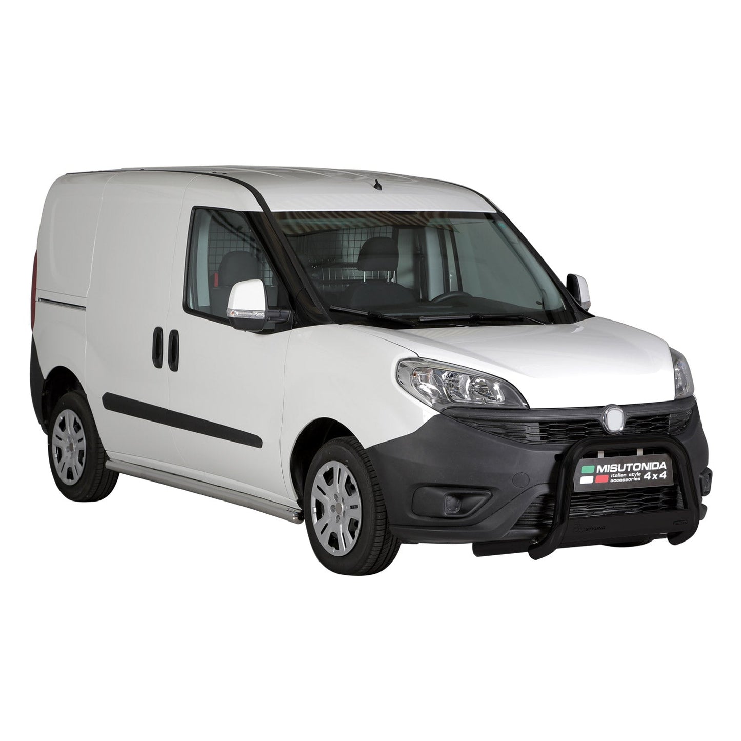 Frontbügel Frontschutzbügel für Fiat Doblo 2015-2022 ø63mm Stahl Schwarz Schutz