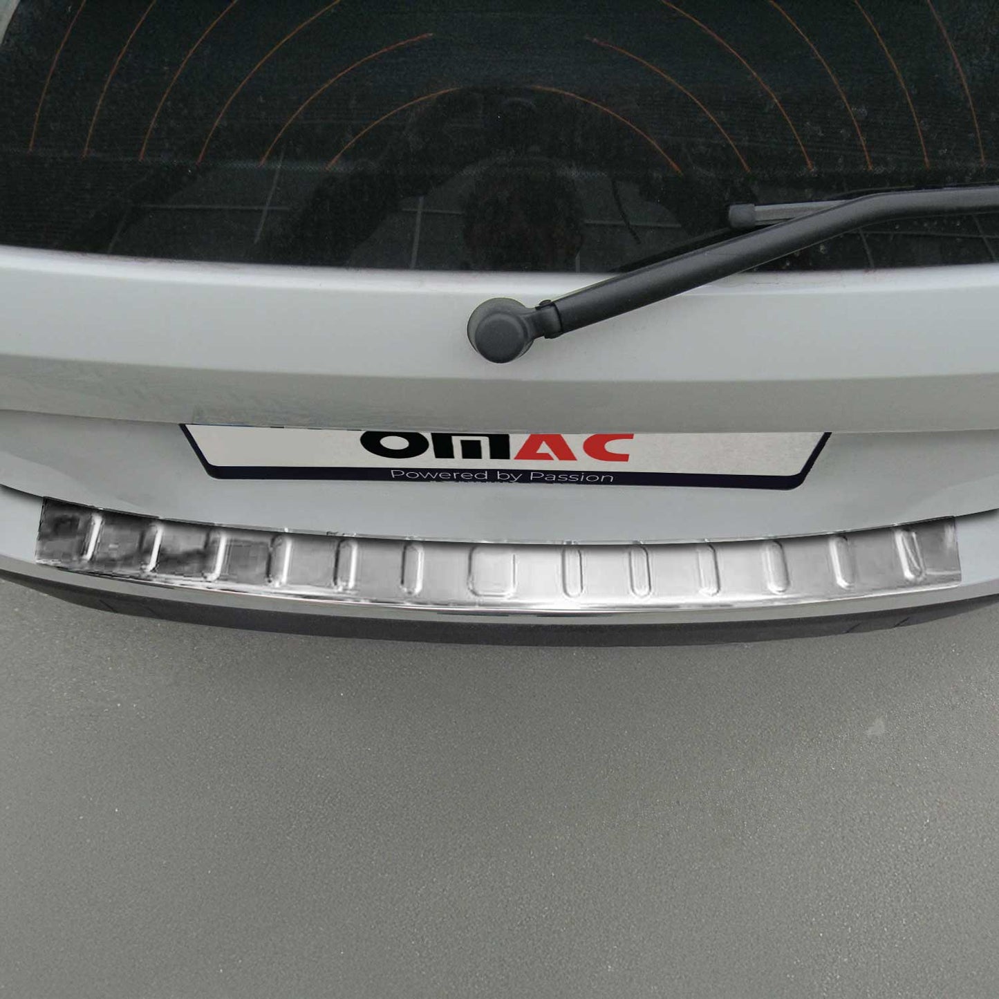 Ladekantenschutz Stoßstangenschutz für BMW X1 E84 FL 2012-2015 Chrom Silber