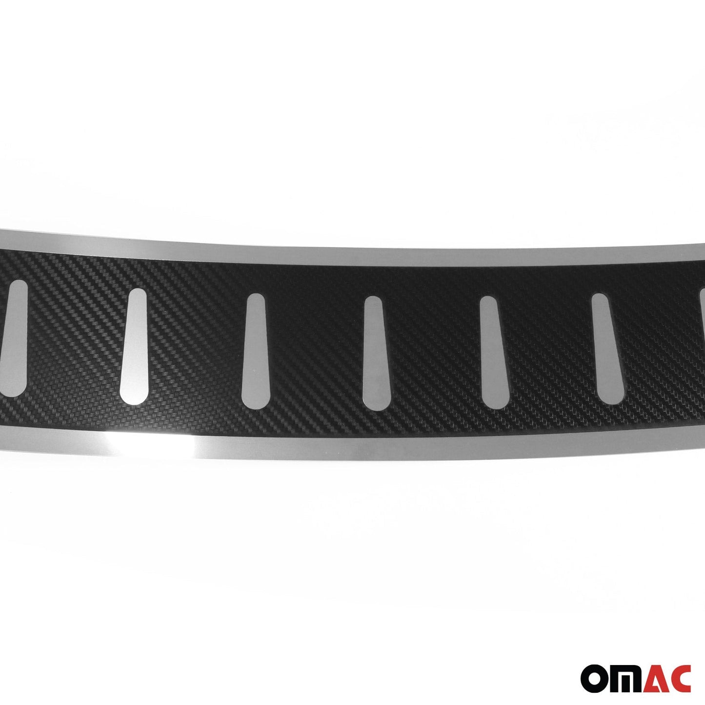 Protecție prag bara de protecție pentru Peugeot 5008 2017-2025, folie cromată din fibră de carbon