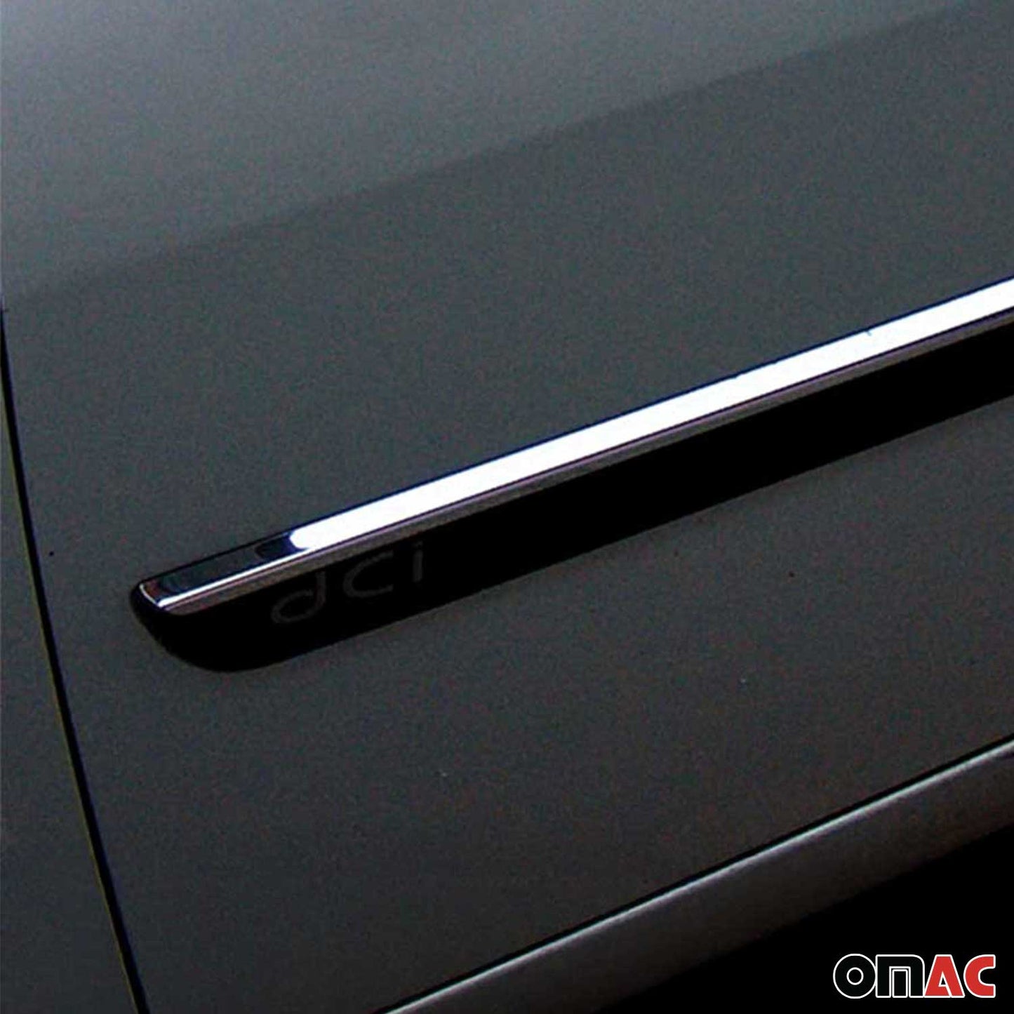 Ornamente laterale uși, benzi uși, bandă de protecție ușă pentru Renault Megane 2002-2009, cromate, 4x