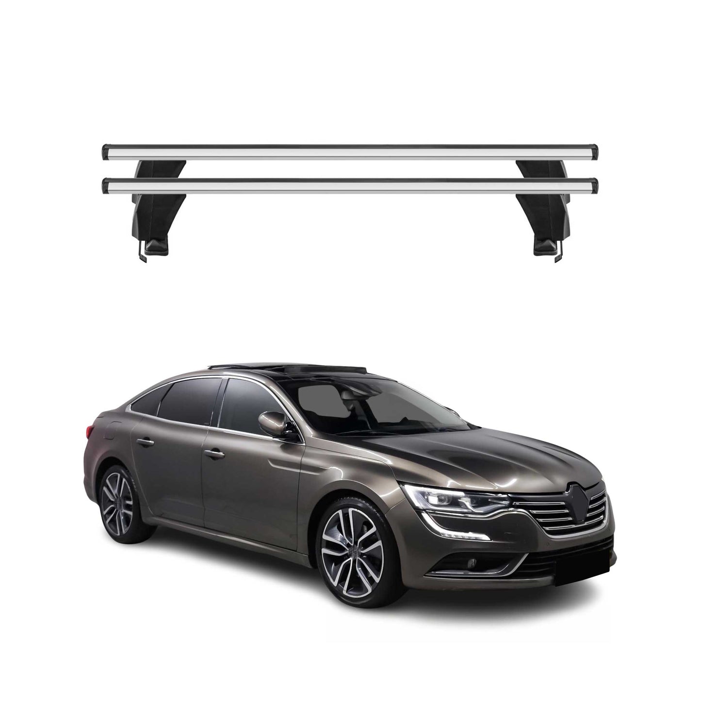 Menabo Dachträger Grundtäger für Renault Talisman 2015-2025 50kg Alu Silber 2x