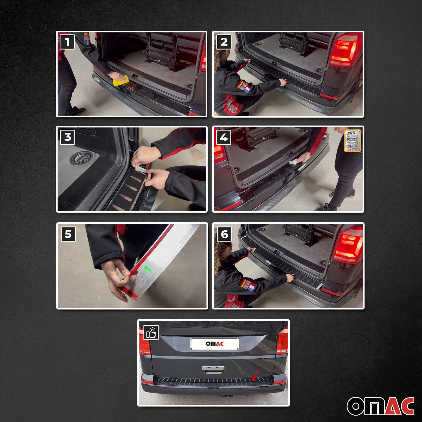 Ladekantenschutz Einstiegsleisten für VW Passat Variant B7 Edelstahl Satz 5tlg