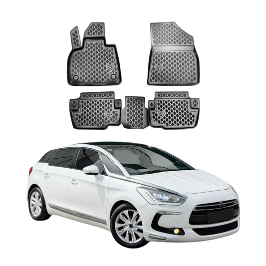 2011-2021 Citroen DS5 Fußmatten TPE Schwarz 4 tlg