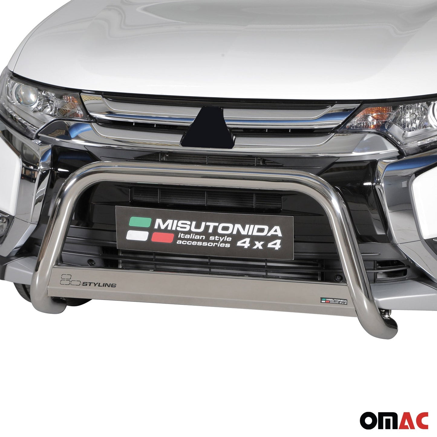 Frontbügel Frontschutzbügel für Mitsubishi Outlander PHEV 2015-2018 ø63 Stahl