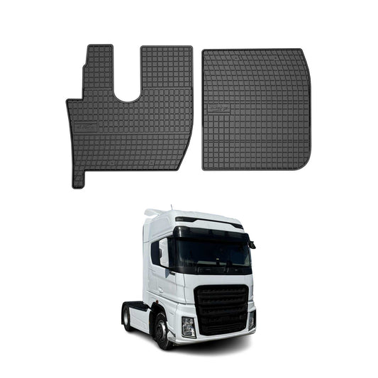 2018-2025 Ford F-Max Fußmatten Gummi Schwarz 2 tlg