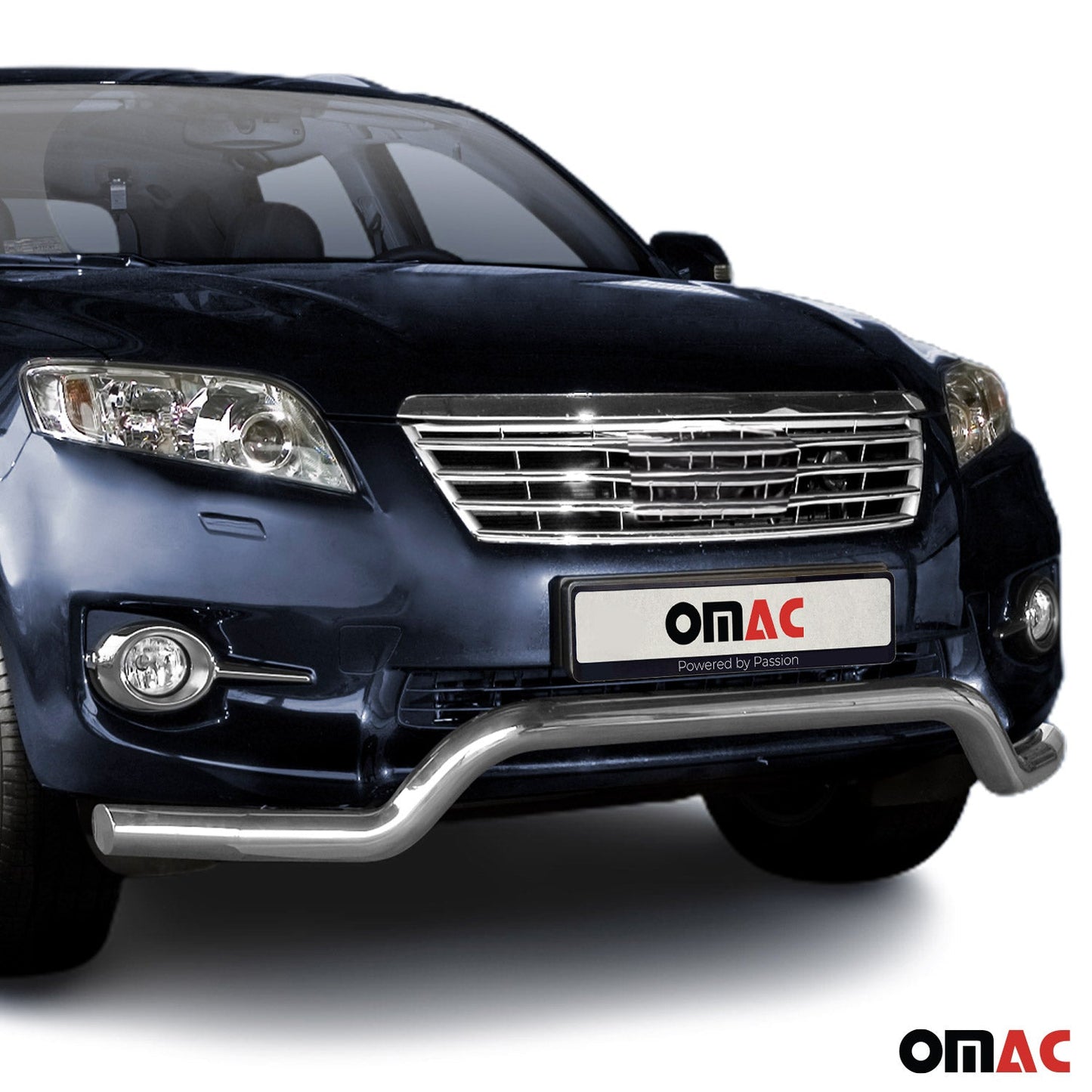 Bară de protecție față, bară de protecție față pentru Toyota RAV4 2010-2013, oțel, omologată ABE, argintiu