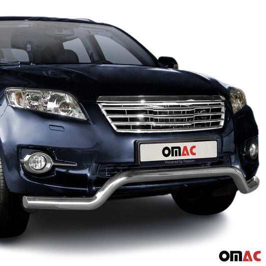 Bară de protecție față, bară de protecție față pentru Toyota RAV4 2010-2013, oțel, omologată ABE, argintiu
