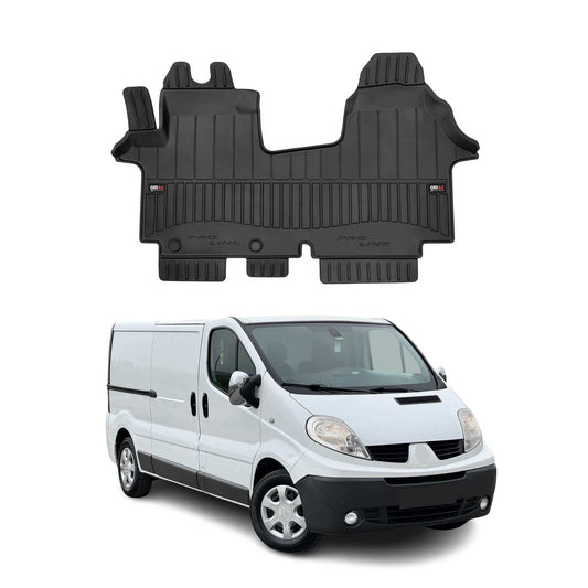 OMAC Gummi Fußmatten für Opel Vivaro 2001-2014 Premium TPE Automatten Schwarz 1x