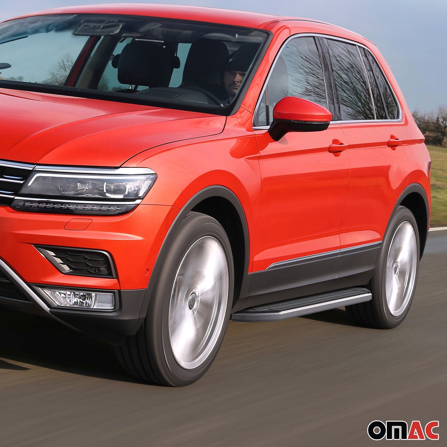 Trittbretter Seitenschweller für VW Tiguan mk2 2016-2024 ABE Alu