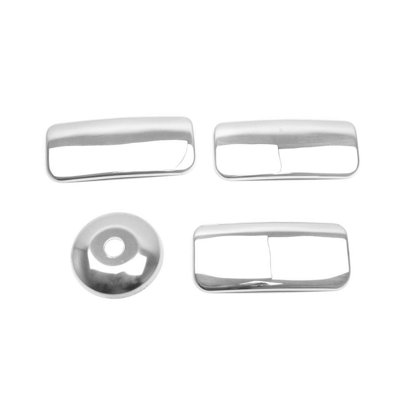 Ornamente mânere ușă, capace mânere ușă pentru Ford Transit 2000-2014 3 uși oțel inoxidabil, 4x