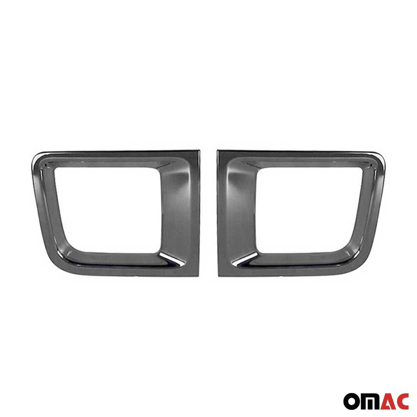 Kühlergrill Leisten Grillleisten für Jeep Renegade 2015-2019 Chrom ABS Dunkel 2x