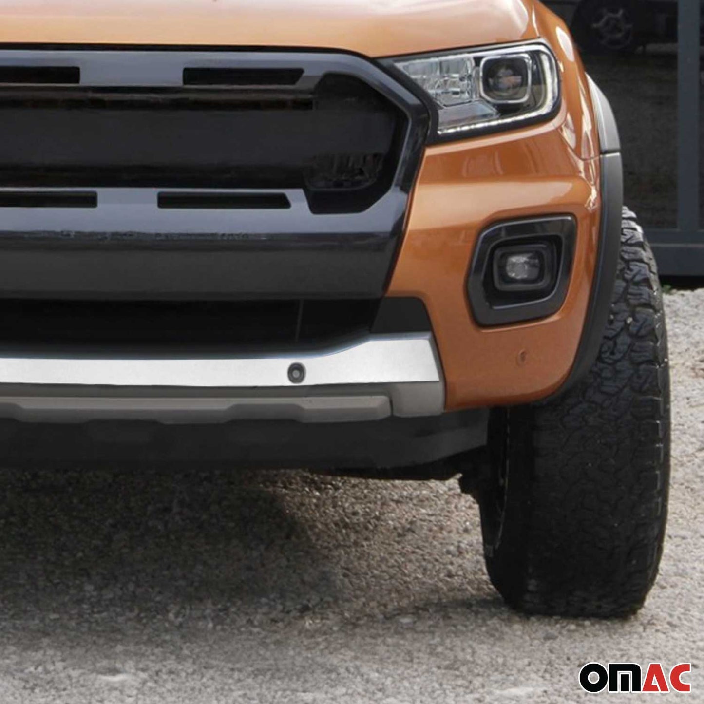 Kühlergrill Leisten Grillleisten für Ford Ranger 2018-2020 Edelstahl Silber 3tlg