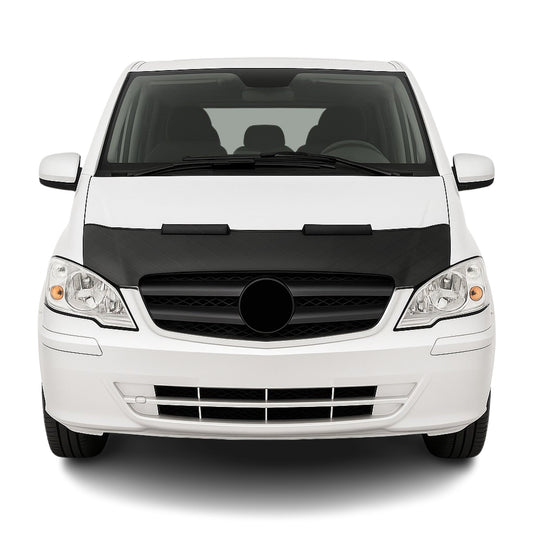 Czarny kaptur, ochrona przed odpryskami kamieni do Mercedesa Vito W639 2003-2014 Half