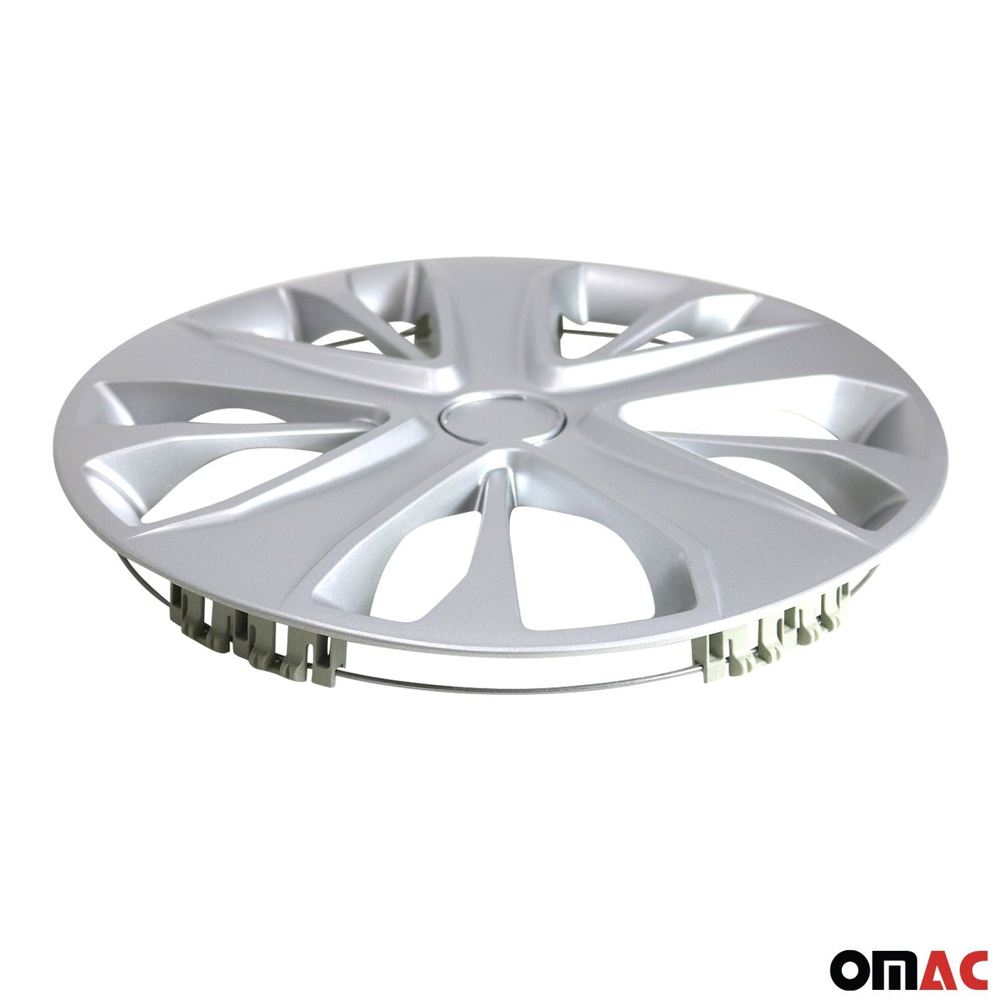 4x Radkappen Radzierblenden Radblenden für Auto 15" Zoll Radkappensatz Silber