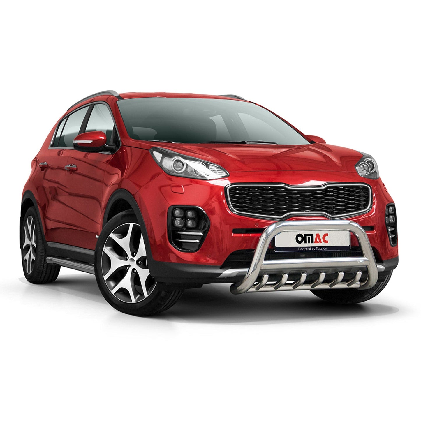 Bară de protecție față pentru Kia Sportage 2015-2021 cu omologare ABE (omologare de tip germană) - argintiu
