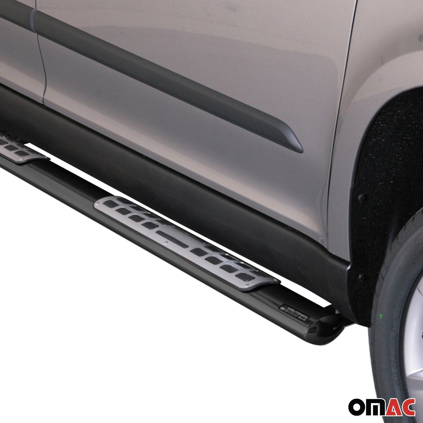 Edelstahl Seitenschweller Schwellerrohre für Skoda Yeti 2009-2013 Schwarz