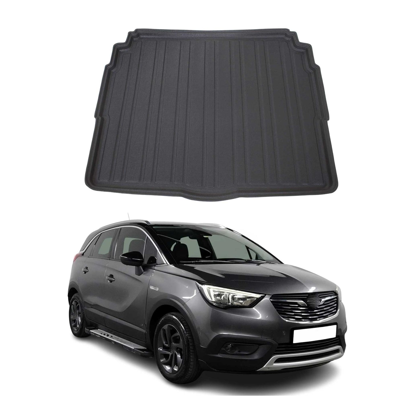 Kofferraumwanne Laderaumwanne für Opel Grandland X 2017-2024 Untere Gummi TPE