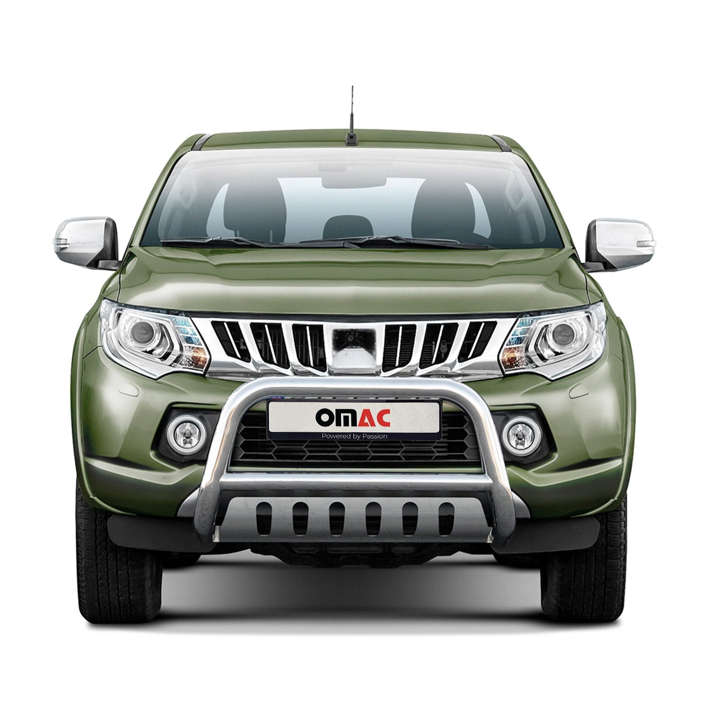 Bară de protecție față pentru Mitsubishi L200 2015-2022, omologată ABE, oțel inoxidabil, argintiu