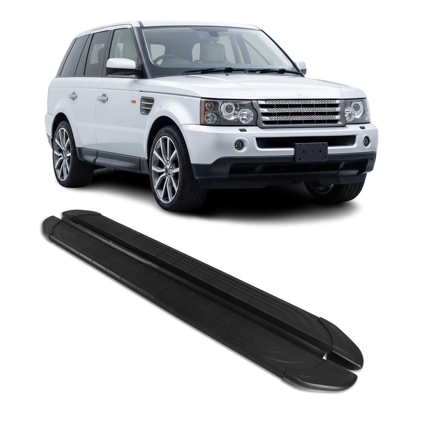 Trittbretter Seitenschweller für Range Rover Sport 2005-2013 Aluminium Schwarz