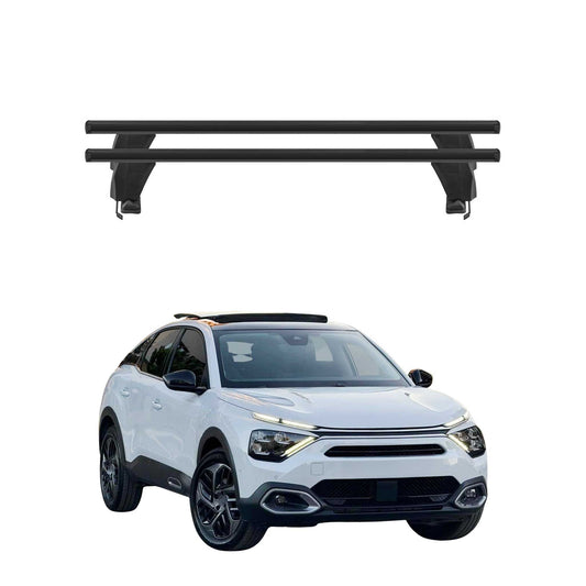 Bagażnik dachowy Menabo do Citroena C4 2020-2025, 50 kg, aluminiowy, czarny, 2-częściowy