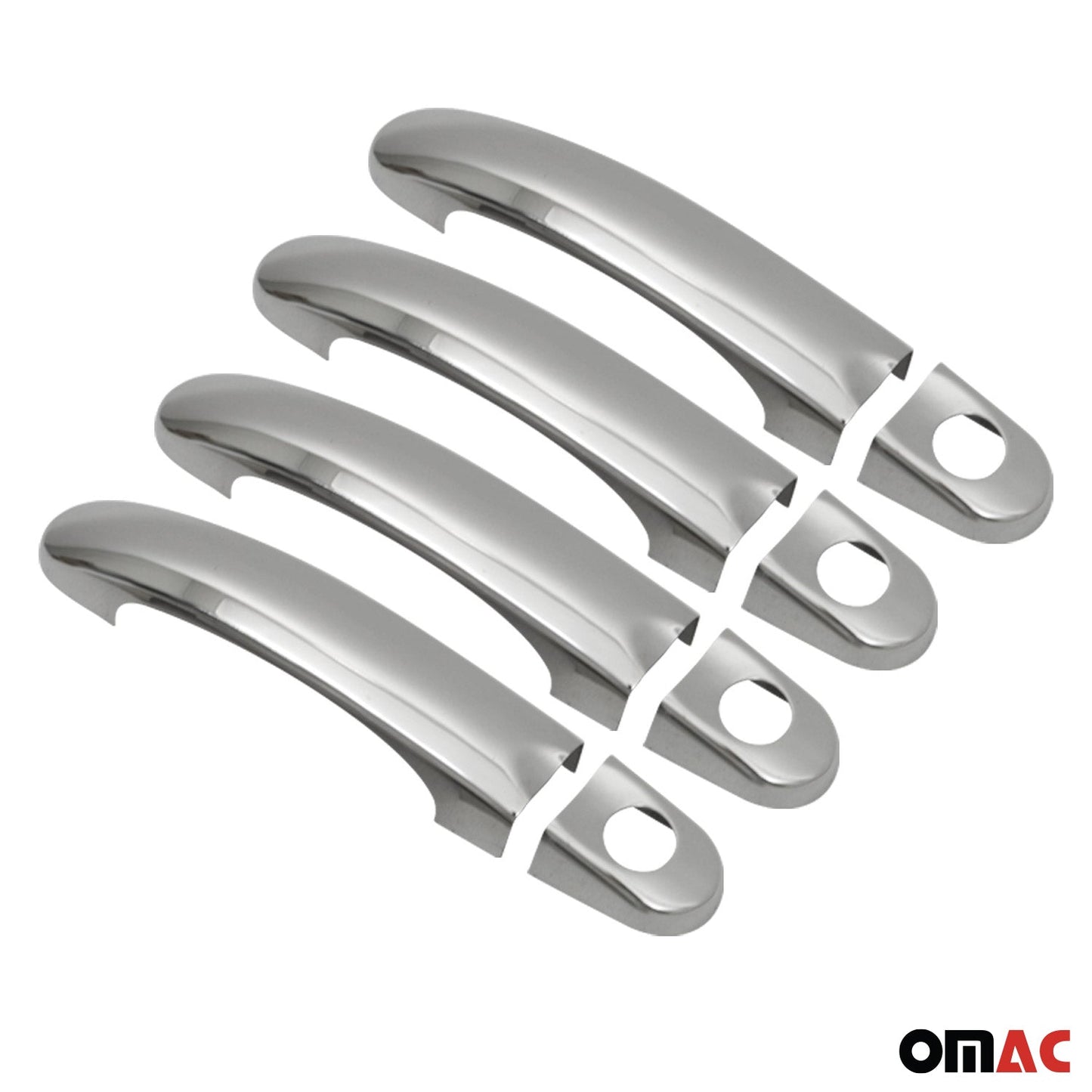 Ornament mâner ușă, capac mâner ușă pentru VW Touran 2003-2015 H4 4 uși oțel inoxidabil 8x