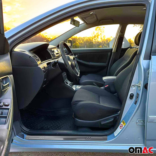 Einstiegsleisten Türschweller für Toyota Corolla 2007-2013 Edelstahl Silber 2tlg