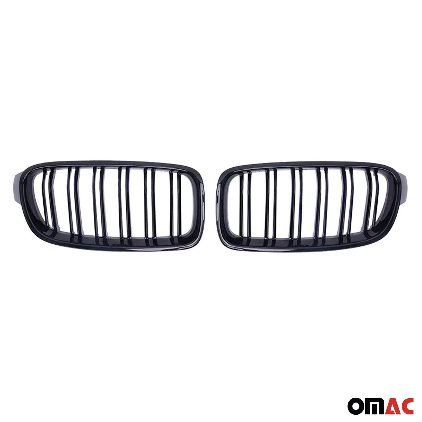 Nieren Grill Kühlergrill für BMW 3er F30 2012-2019 M-Tech Schwarz Glanz