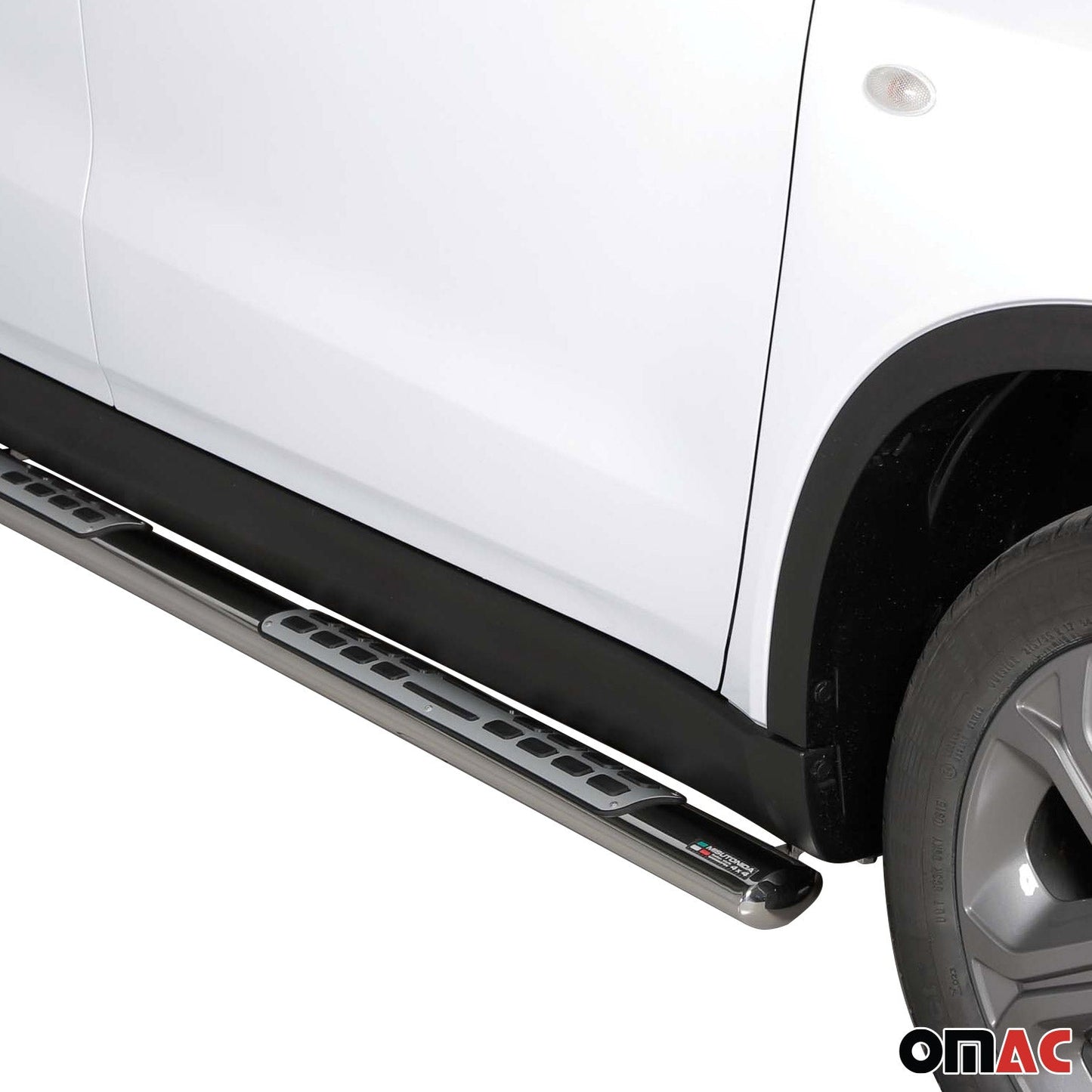 Praguri/praguri laterale din oțel inoxidabil pentru Suzuki Vitara 2015-2018, argintii