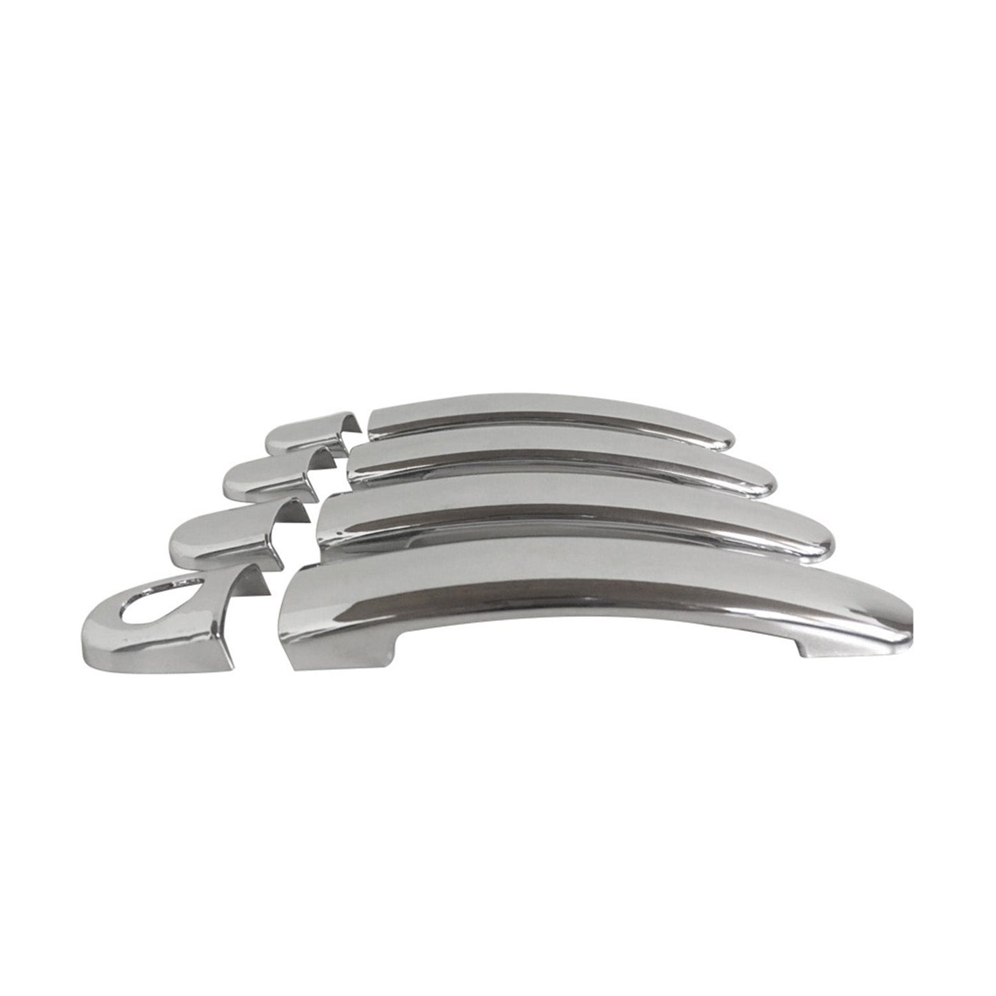 Türgriff Blende Türgriffkappen für VW Tiguan 2007-2016 Chrom ABS Silber 8x