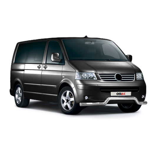 Bară de protecție față, bară de protecție față pentru VW Transporter T5 2003-2015, omologată ABE, argintie