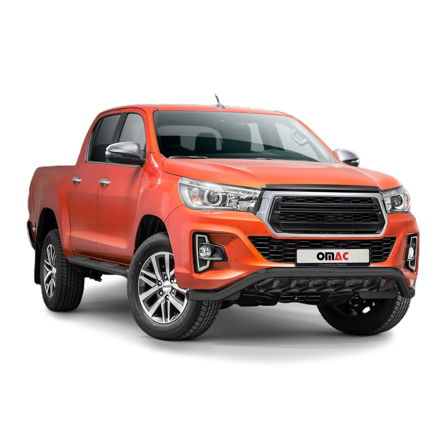Bară de protecție față pentru Toyota Hilux 2018-2022 cu ABE (omologare de tip germană) Negru oțel
