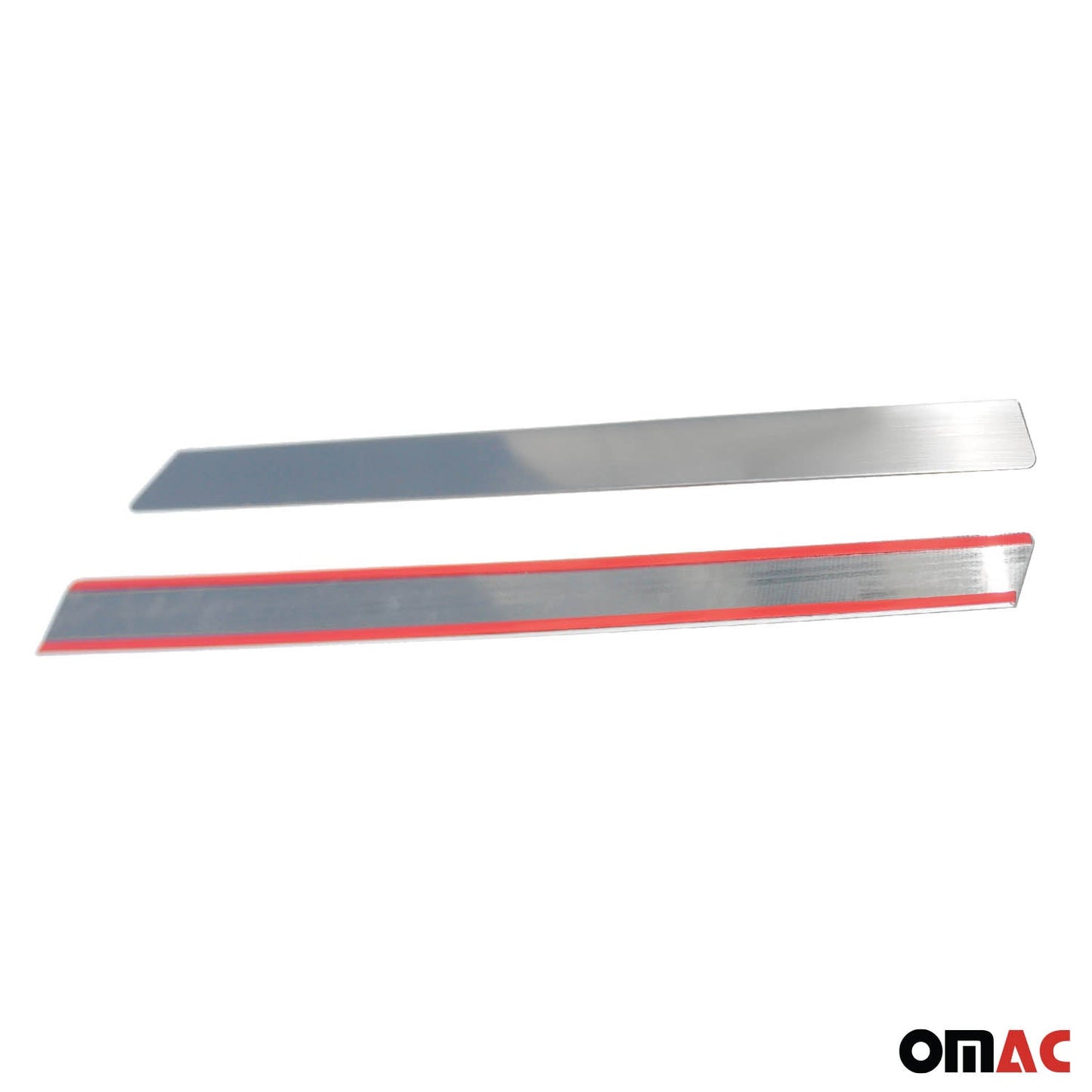 Ornamente prag uși pentru Citroen C4 2003-2010, oțel inoxidabil, argintiu, set 2 piese